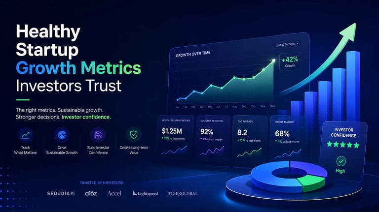 Healthy Startup Growth Metrics Investors Trust