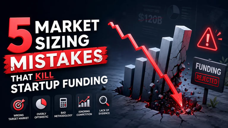5 Market Sizing Mistakes That Kill Startup Funding