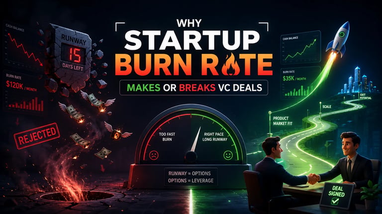 Why Startup Burn Rate Makes or Breaks VC Deals