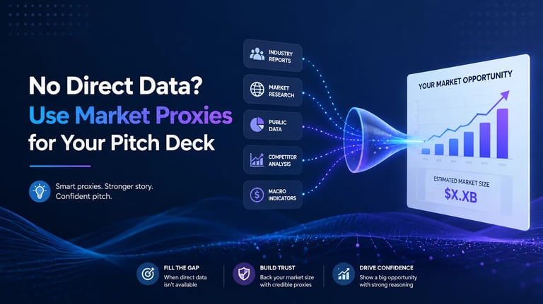 No Direct Data? Use Market Proxies for Your Pitch Deck