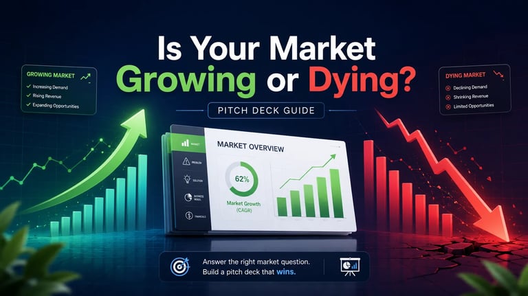 Is Your Market Growing or Dying? Pitch Deck Guide