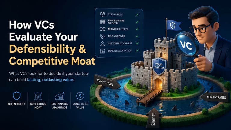How VCs Evaluate Your Defensibility & Competitive Moat