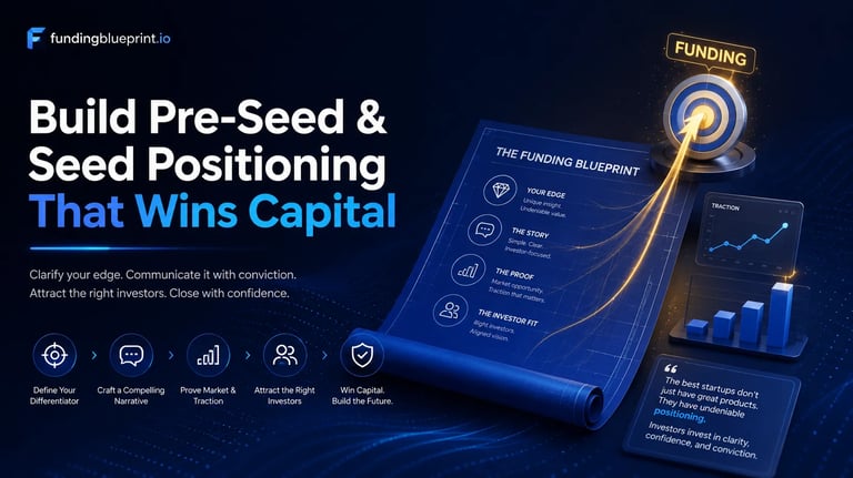 Build Pre-Seed & Seed Positioning That Wins Capital