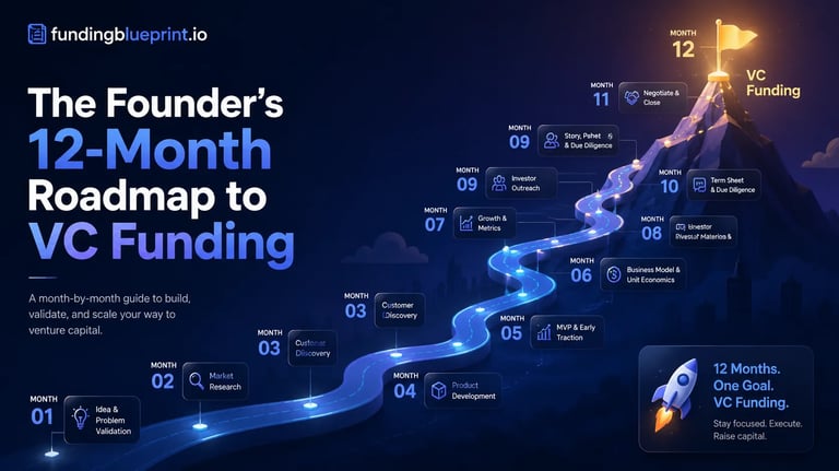 The Founder's 12-Month Roadmap to VC Funding