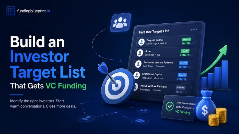 Build an Investor Target List That Gets VC Funding
