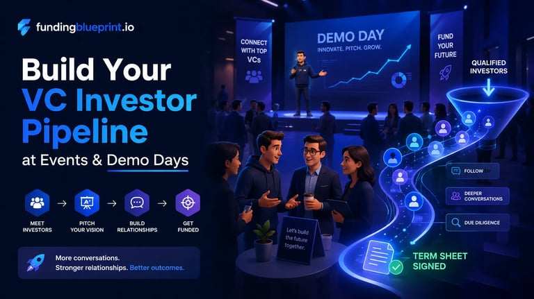 Build Your VC Investor Pipeline at Events & Demo Days
