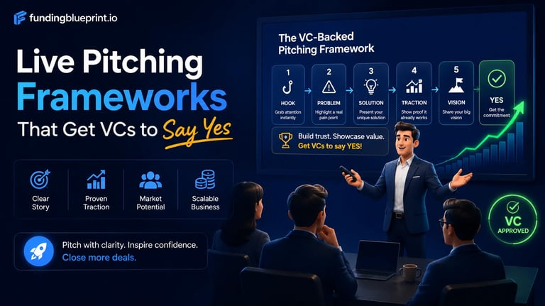Live Pitching Frameworks That Get VCs to Say Yes