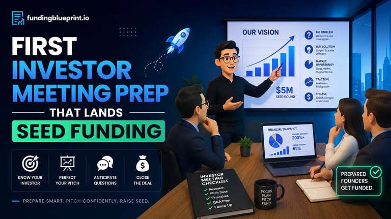 First Investor Meeting Prep That Lands Seed Funding