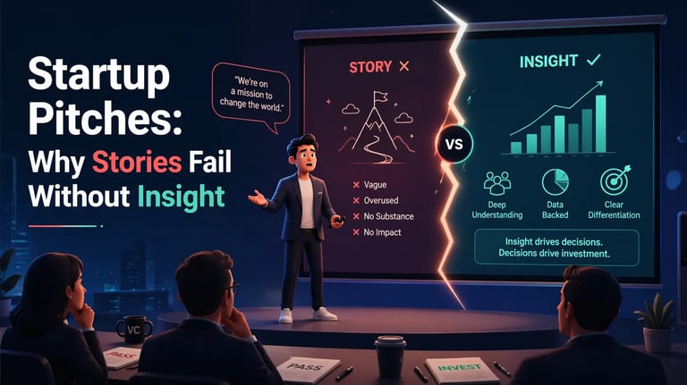 Startup Pitches: Why Stories Fail Without Insight