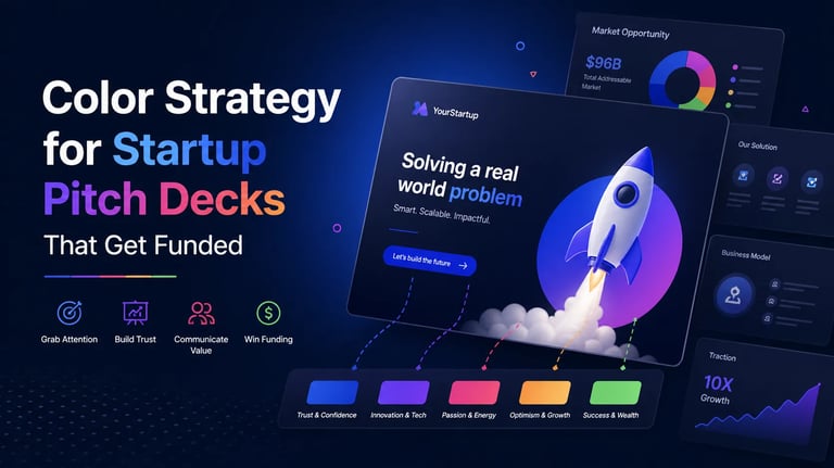 Color Strategy for Startup Pitch Decks That Get Funded