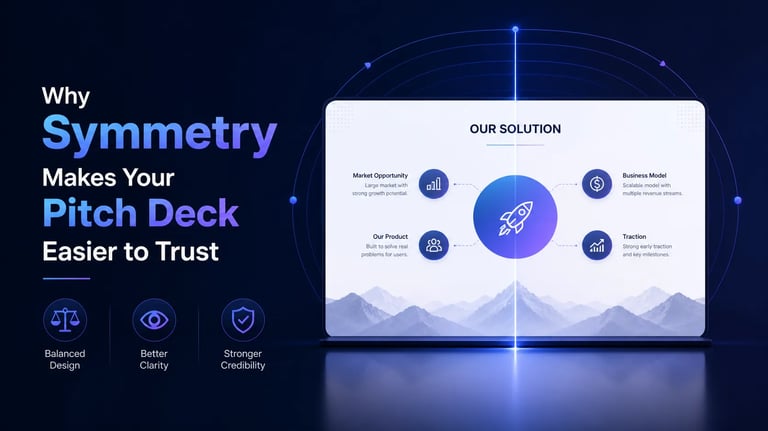 Why Symmetry Makes Your Pitch Deck Easier to Trust
