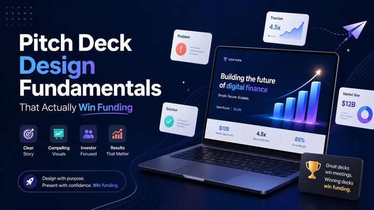 Pitch Deck Design Fundamentals That Actually Win Funding