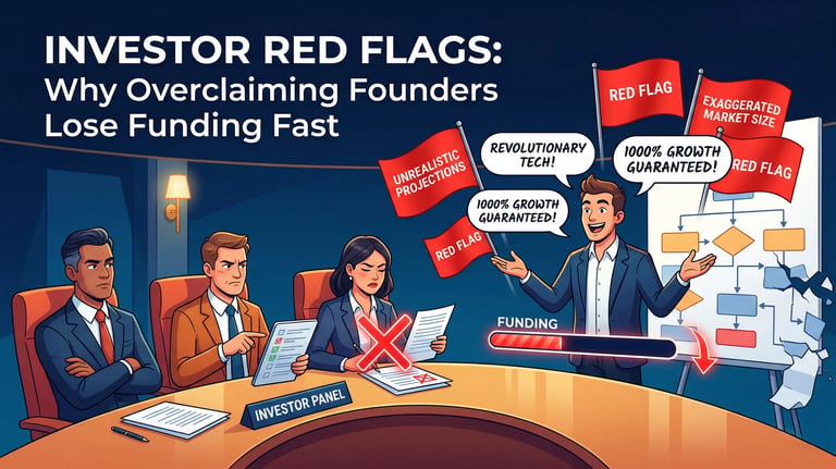 Investor Red Flags: Why Overclaiming Founders Lose Funding Fast