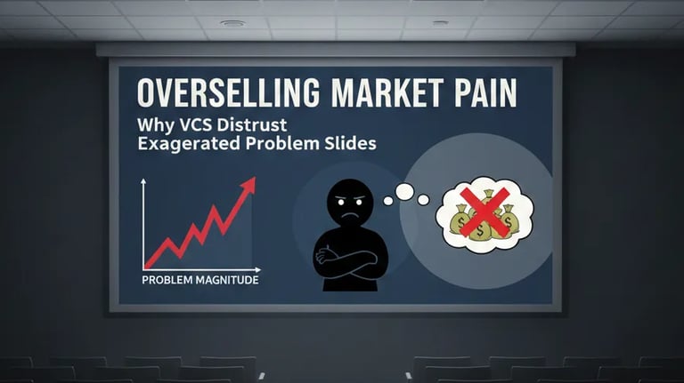Overselling Market Pain: Why VCs Distrust Exaggerated Problem Slides