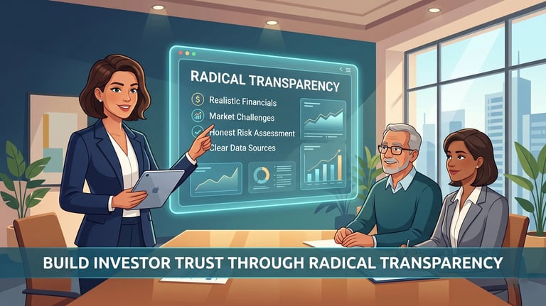 Pitch Deck Credibility: Build Investor Trust Through Radical Transparency