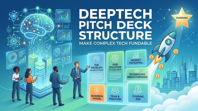 DeepTech Pitch Deck Structure: Make Complex Tech Fundable