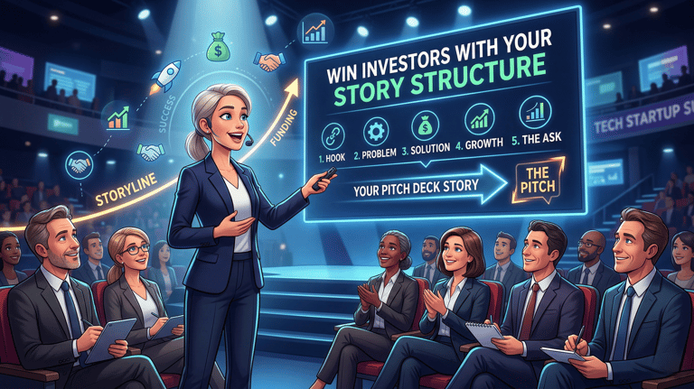 How to Use Story Structure in Your Pitch Deck to Win Investors
