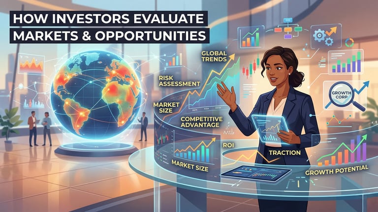 How Investors Evaluate Markets & Opportunities