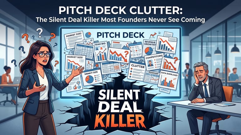 Pitch Deck Clutter: The Silent Deal Killer Most Founders Never See Coming