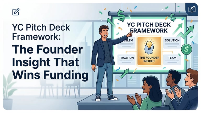 YC Pitch Deck Framework: The Founder Insight That Wins Funding