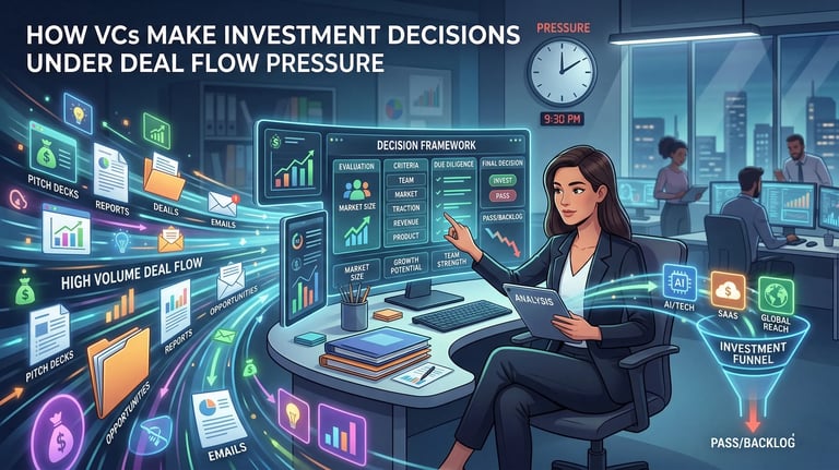 How VCs Make Investment Decisions Under Deal Flow Pressure