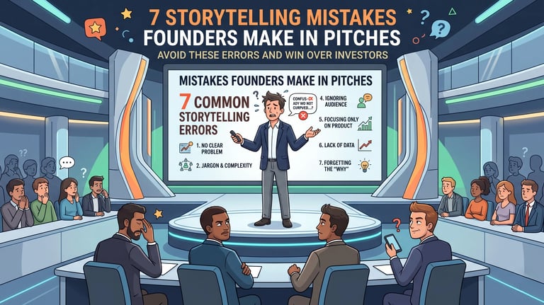 7 Storytelling Mistakes Founders Make in Pitches
