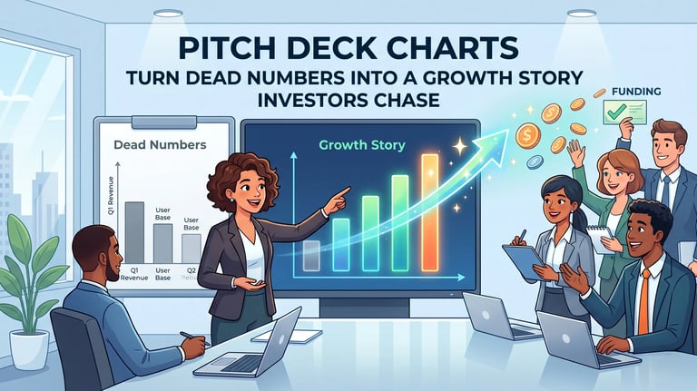 Pitch Deck Charts: Turn Dead Numbers Into a Growth Story Investors Chase