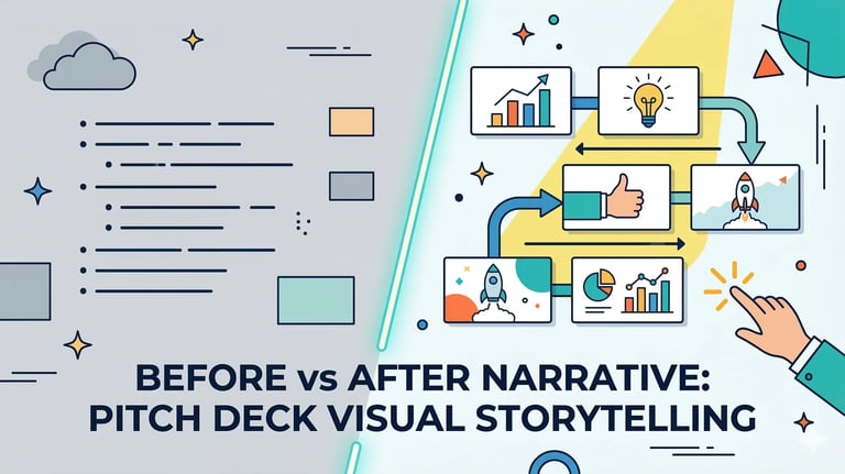 Before vs After Narrative: Pitch Deck Visual Storytelling