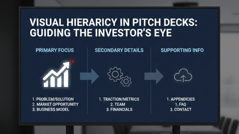 Visual Hierarchy in Pitch Decks: Guiding the Investor's Eye
