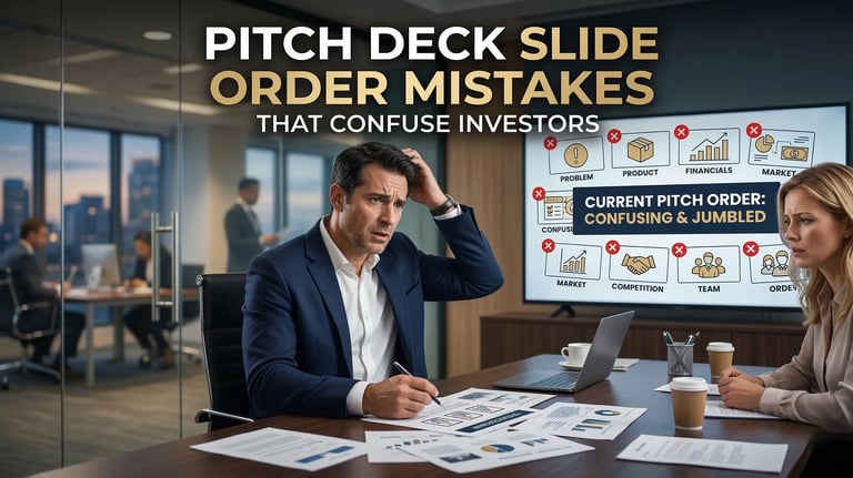 Pitch Deck Slide Order Mistakes That Confuse Investors