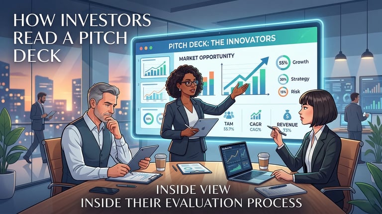 How Investors Read a Pitch Deck: Inside Their Evaluation Process