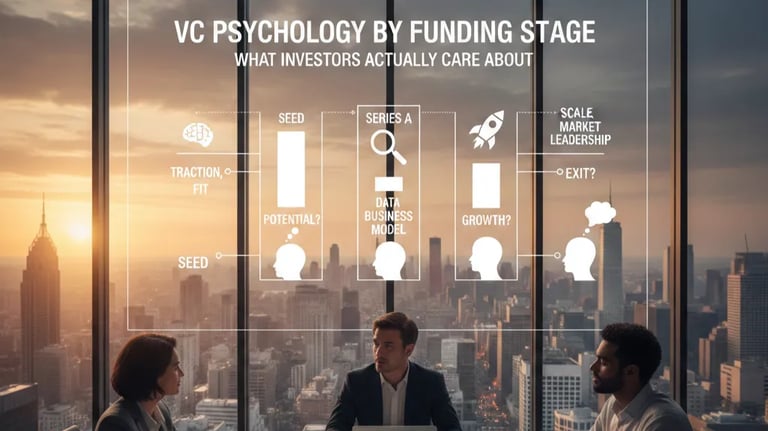VC Psychology by Funding Stage: What Investors Actually Care About