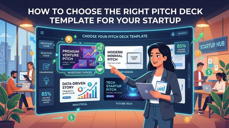 How to Choose the Right Pitch Deck Template for Your Startup