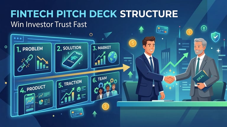 Fintech Pitch Deck Structure: Win Investor Trust Fast