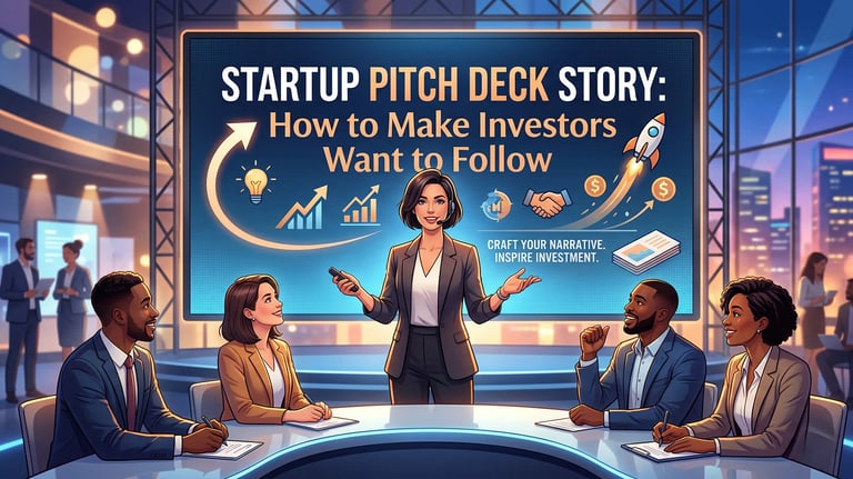 Startup Pitch Deck Story: How to Make Investors Want to Follow