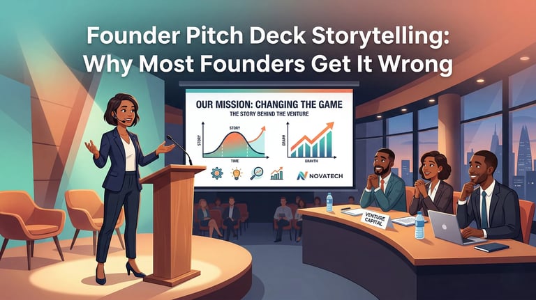 Founder Pitch Deck Storytelling: Why Most Founders Get It Wrong