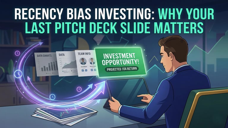 Recency Bias Investing: Why Your Last Pitch Deck Slide Matters