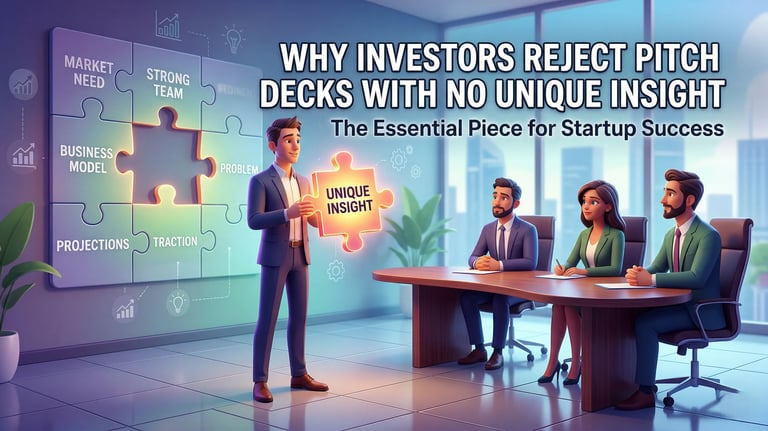 Why Investors Reject Pitch Decks With No Unique Insight