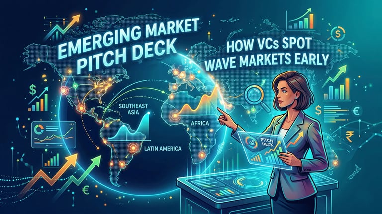 Emerging Market Pitch Deck: How VCs Spot Wave Markets Early