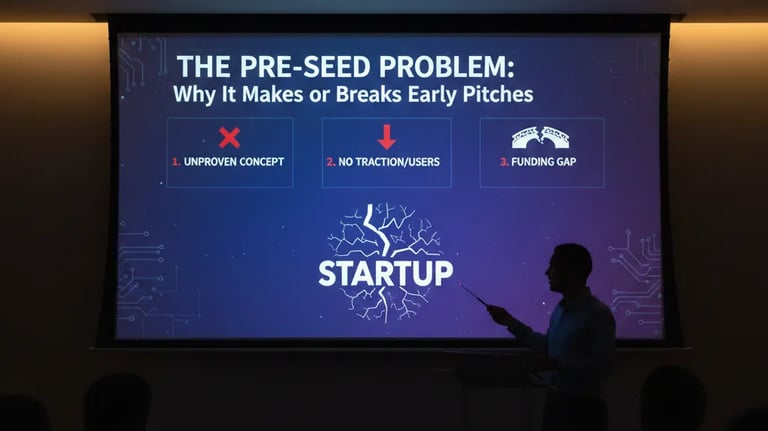The Pre-Seed Problem Slide: Why It Makes or Breaks Early Pitches