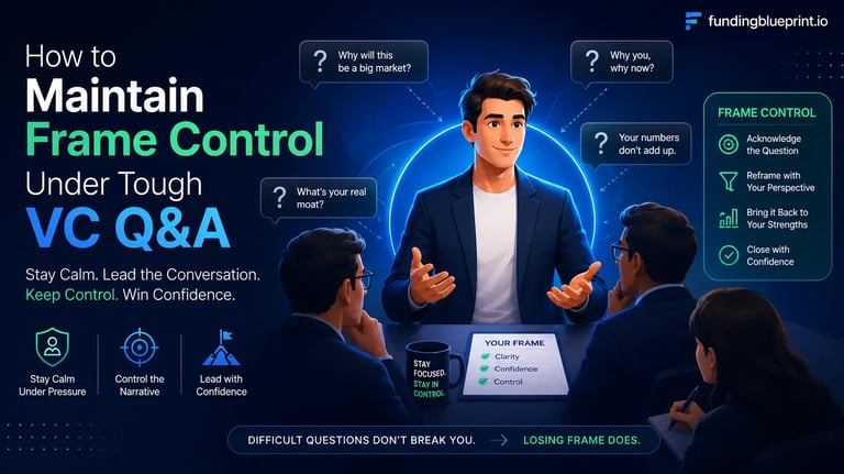 How to Maintain Frame Control Under Tough VC Q&A