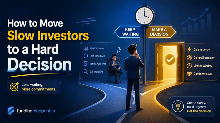 How to Move Slow Investors to a Hard Decision