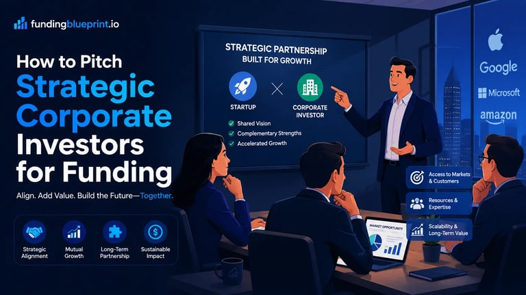 How to Pitch Strategic Corporate Investors for Funding