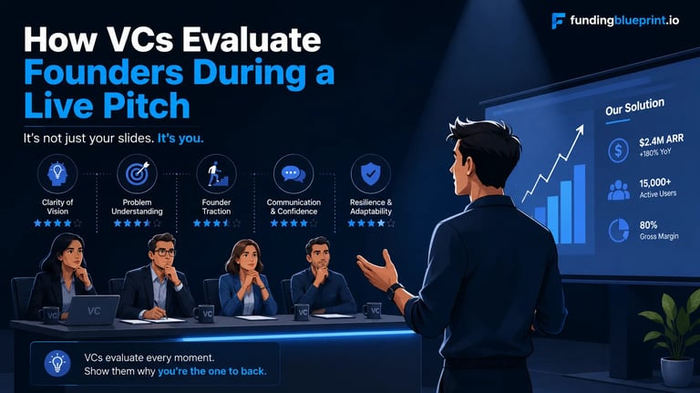 How VCs Evaluate Founders During a Live Pitch