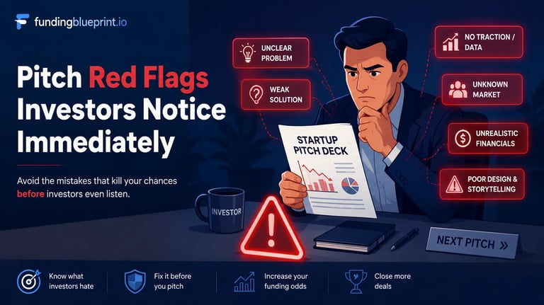 Pitch Red Flags Investors Notice Immediately