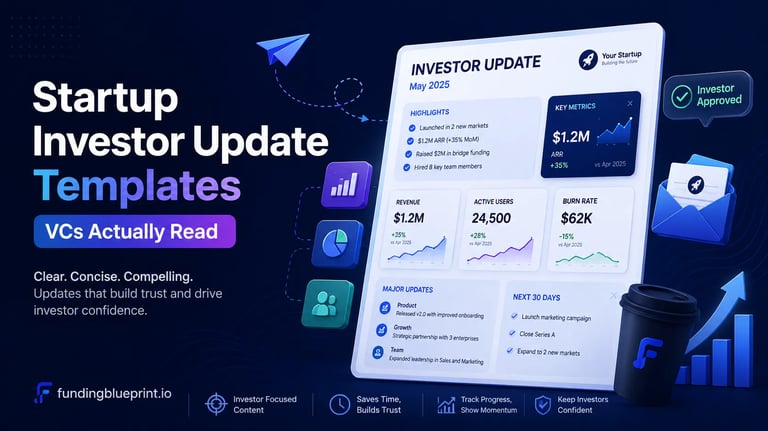 Startup Investor Update Templates VCs Actually Read