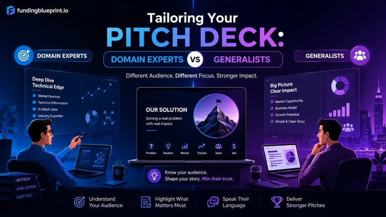 Tailoring Your Pitch Deck Domain Experts vs Generalists