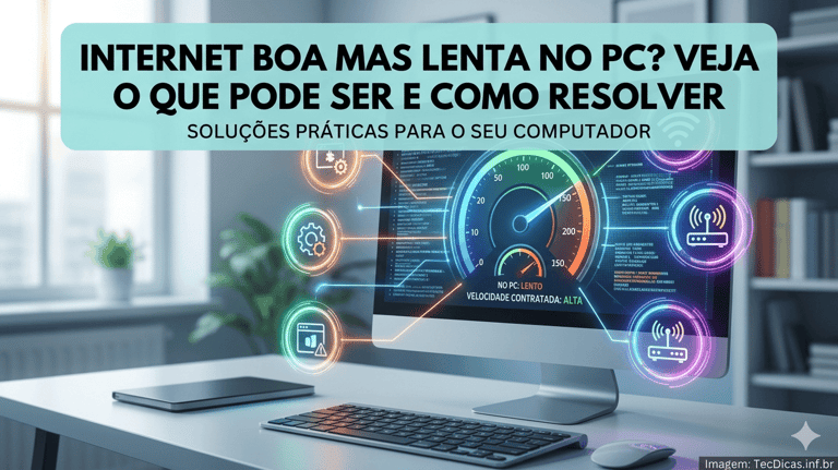 Internet boa mas lenta no PC? Veja o que pode ser e como resolver