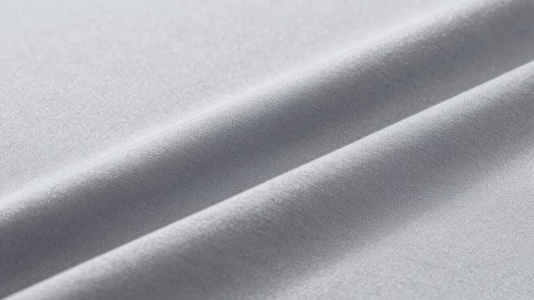 Close-up of high-performance sportswear fabric showing moisture-wicking texture in light gray #CBD5E0, studio lighting.
