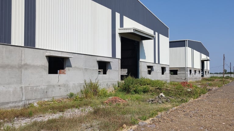  Purchase & Lease NA-approved and GIDC industrial plots for outright purchase or long-term lease. Av